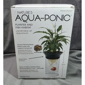 Penn-Plax (APON1) Aquaponic Planter and Aquarium for Betta Fish Tank